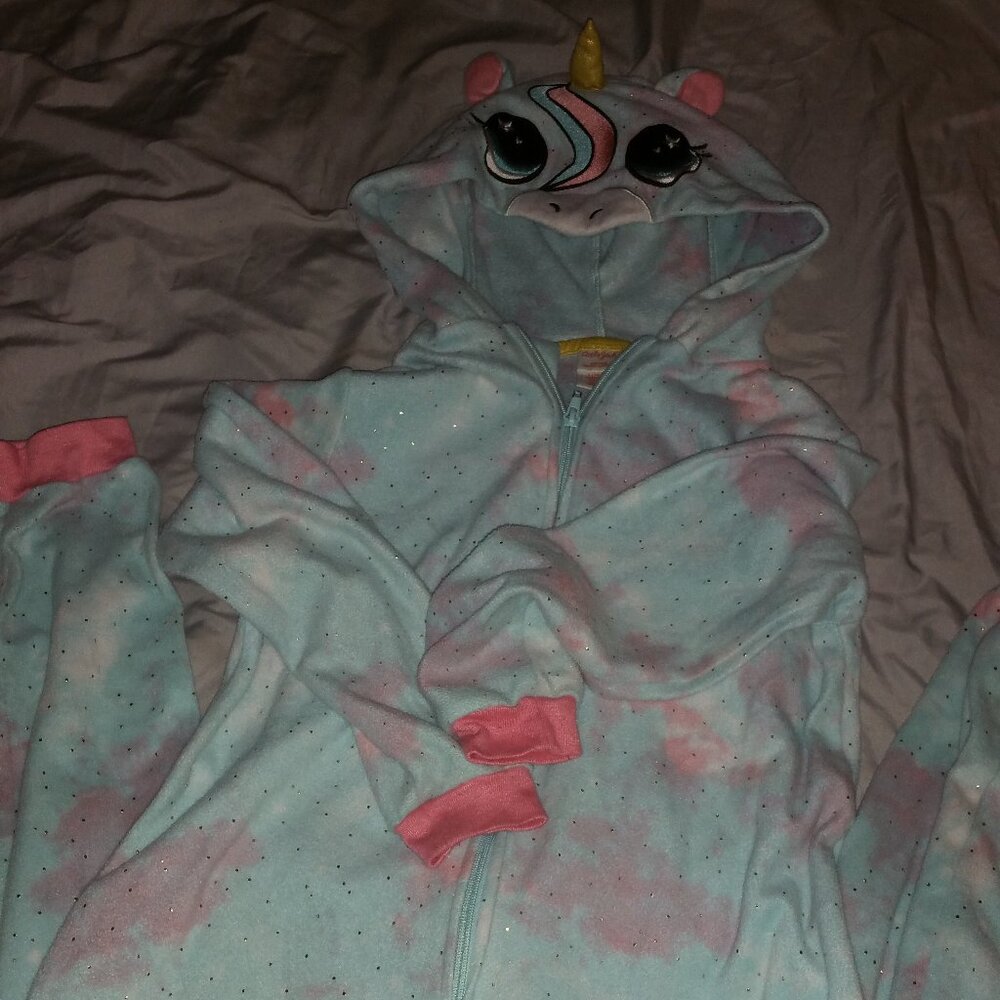 Unicorn Hooded PJ's